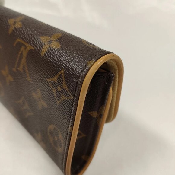 Louis Vuitton LV Shoulder Bag Pochette Twin PM Brown Monogram 490-022225 - Picture 7 of 16